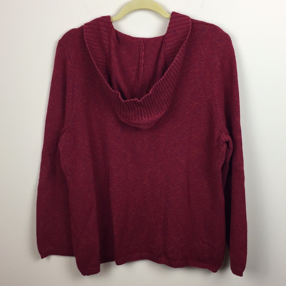 First Issue - Multicolor Hooded Pullover Sweater - image 4